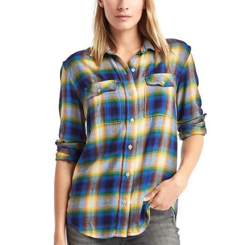 Gap X Pendleton Plaid Button Down Shirt - image 1